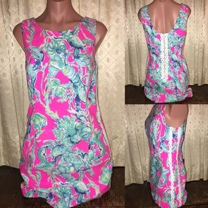 Lilly Pulitzer Mila Lobster Love Shift Dress SZ 8
